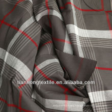 100% Cotton Twill Strip Plaid Flannel Brushed Fabric